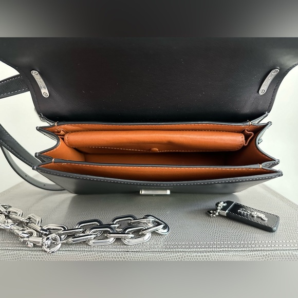 Coach Bandit Shoulder Bag Black w/ Silver Hardware - Picture 4 of 8